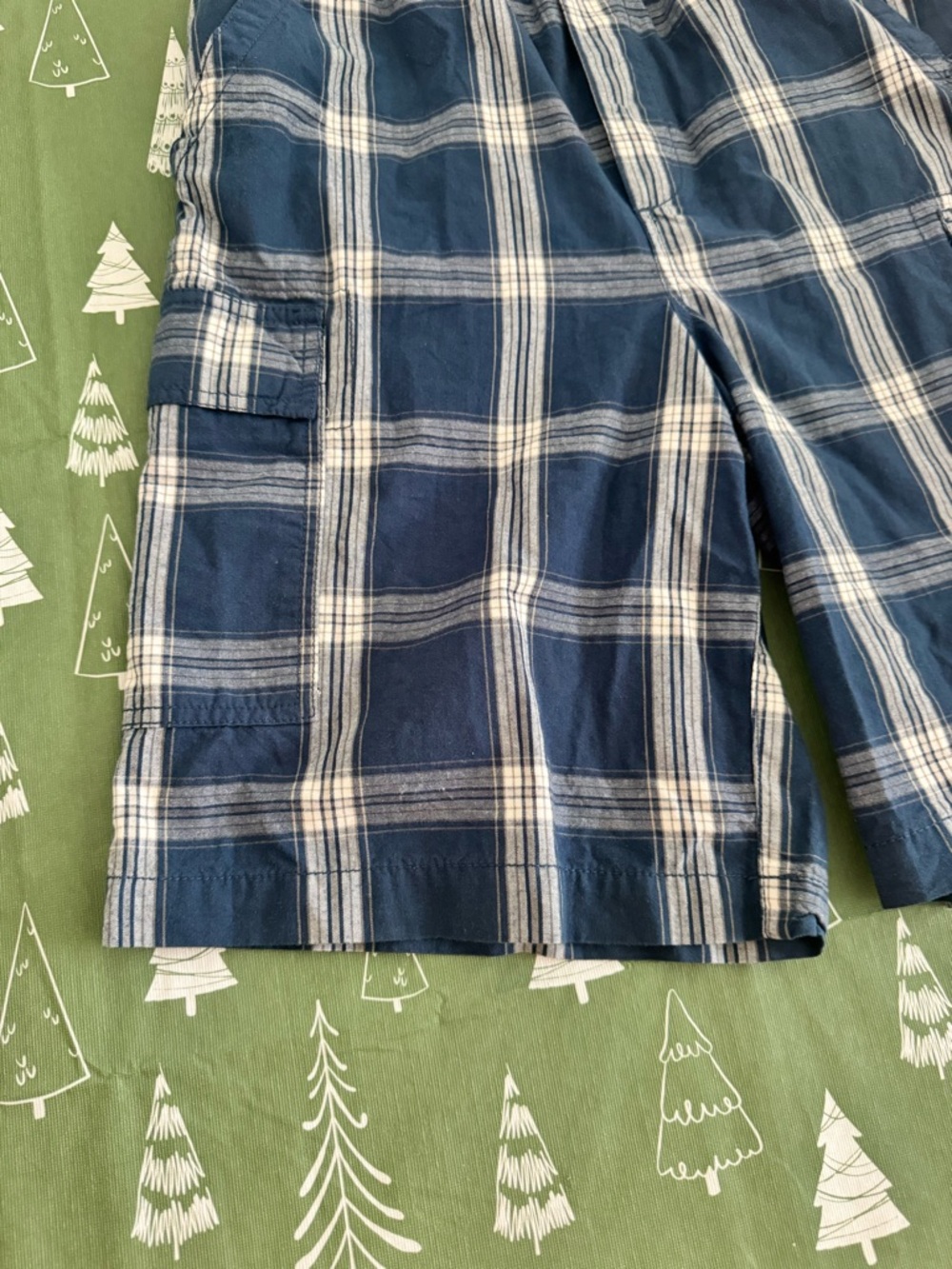 Lot of 2 Canyon River Blues Boys XL 18/20 Husky Plaid Cotton Cargo Shorts NWT - Picture 14 of 16